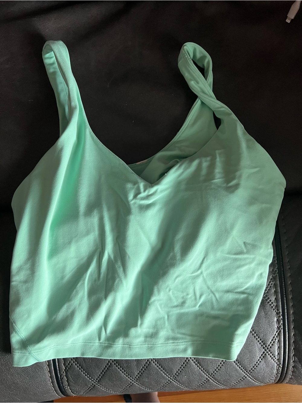 lululemon athletica Mint Green Tank Top